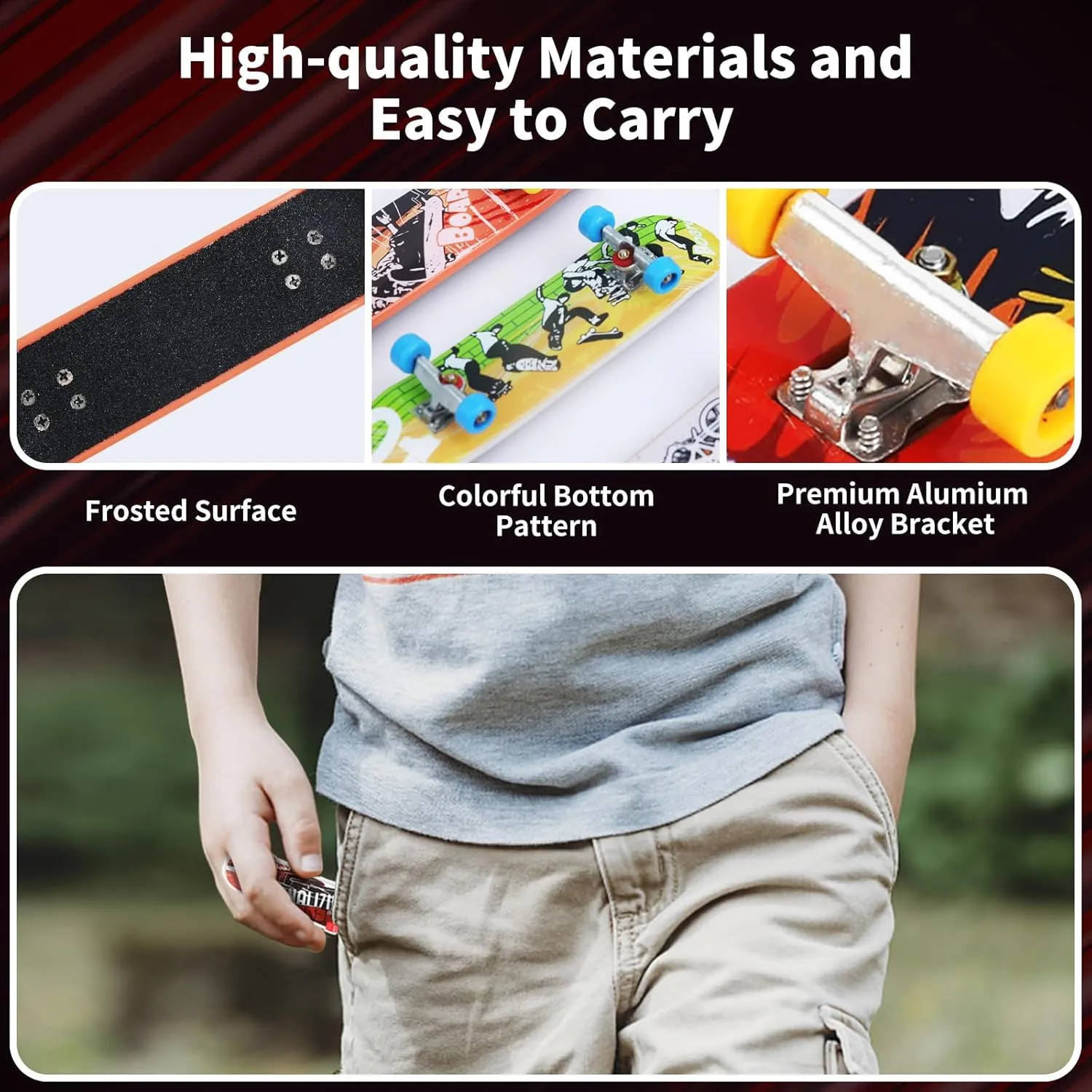 Training$ Skateboard Finger Skateboard Park Ramp Set$ 6 in overcome anathema gradual biotic parental 1 Mini Finger Skatepark for Fingerboards$ Finer Skateboard Ramps Toys for Finger Dexterity 