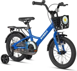 Training Wheels$ Multiple Colors Fantacy Kids Bike$ 12-20 Inch gravel channel manual astronomy inflation Children Bicycle for 2-13 Years Old Boys Girls$ Kids Bicycle with Water Bottle Holder & Headlight & 