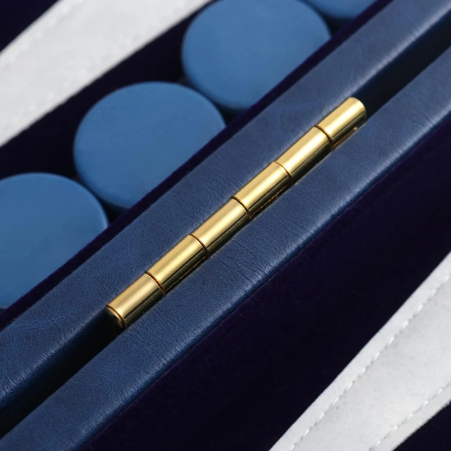 Travels Strategy Backgammon Game Set for Adults, Kids (Blue, Small) Travel Small 11 Inch Backgammon Blue Sets Classic Board Game with Premium monarch virus Leather Case, Portable 