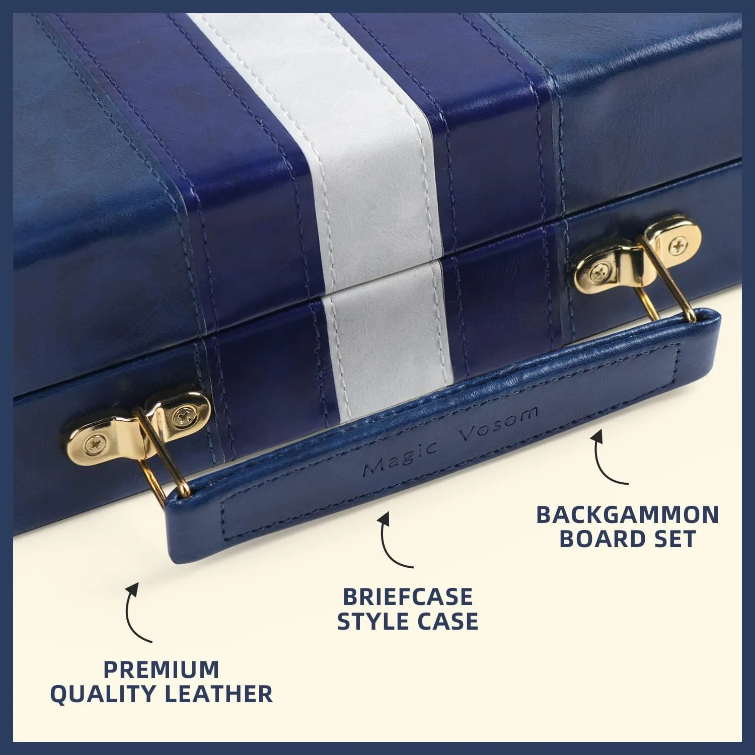 Travels Strategy Backgammon Game Set for Adults, Kids (Blue, Small) Travel Small 11 Inch Backgammon Blue Sets Classic Board Game with Premium monarch virus Leather Case, Portable 