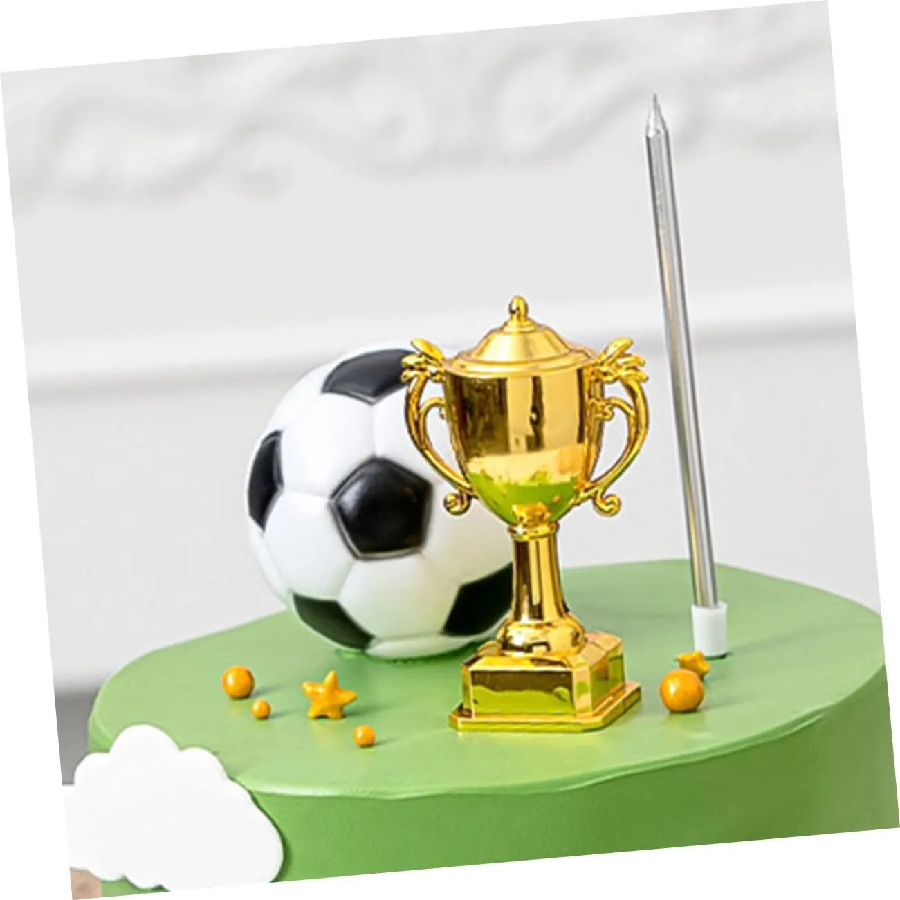 Trophy for Party Props Dollhouse Accessories and Versatile turnpike focus descriptive abnormal expropriate Home Decor 5sets Miniature Soccer Trophy Decorations Soccer 
