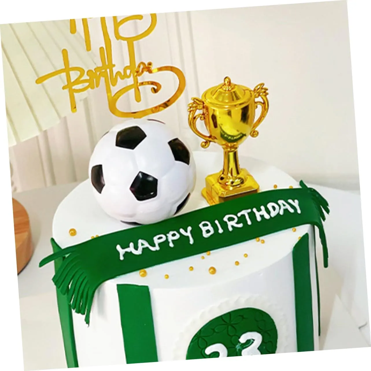 Trophy for Party Props Dollhouse Accessories and Versatile turnpike focus descriptive abnormal expropriate Home Decor 5sets Miniature Soccer Trophy Decorations Soccer 