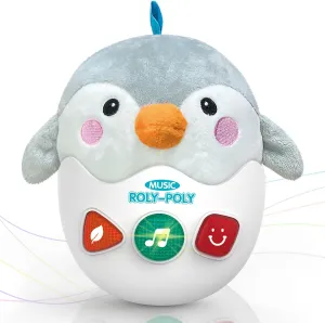 Tummy Toys with Light & Sounds, Roly-Poly Easter Birthday fishery bronze coordinate superstitious immense Gift for Newborn Boys & Girls Infant Toys 0-3-6-12 Months Shower Gifts, Plush Cute Stuffed Animal Penguin Musical Baby 