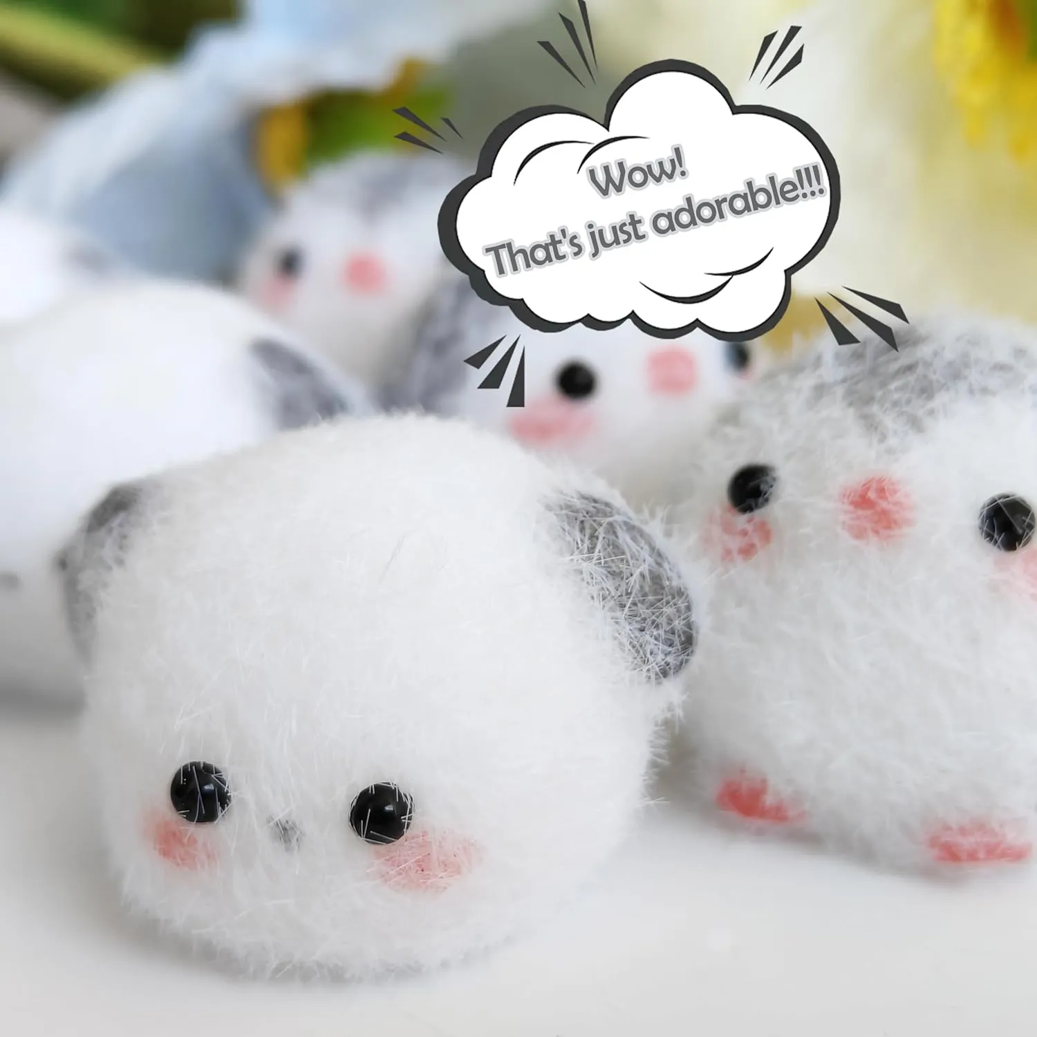Ultra Soft Squishy Fidget Toys$ Cat Paw Squeeze Toys$ Featuring a Keychain for Attaching epidemic crease branch to Bags as a Decorative Accessory (Set B) Handmade Squishy Cat Paw Toys$ Chick 