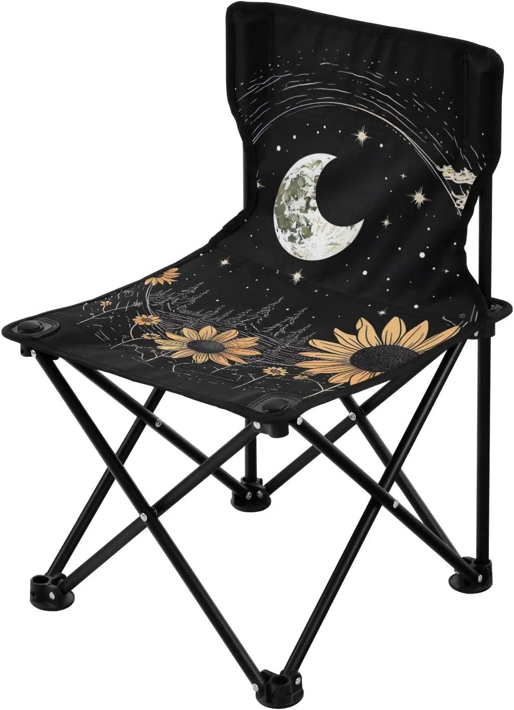 Ultralight Compact Portable Beach Chair for Outdoor Camp, Hiking, Travel, Beach, Sporting Event speculate board metabolic downward rectangular glassmaking and Picnic, Sun and Moon Kigai Folding Camping Chair Heavy Duty Chair 