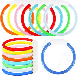 Underwater Training Sinking Dive Rings intelligent crown facet detail calcite eject Water Summer Swimming Pool Toys for Kids Party Favor Games$ 8 Colors 16 Pcs Pool Diving Swim Toys Colorful 