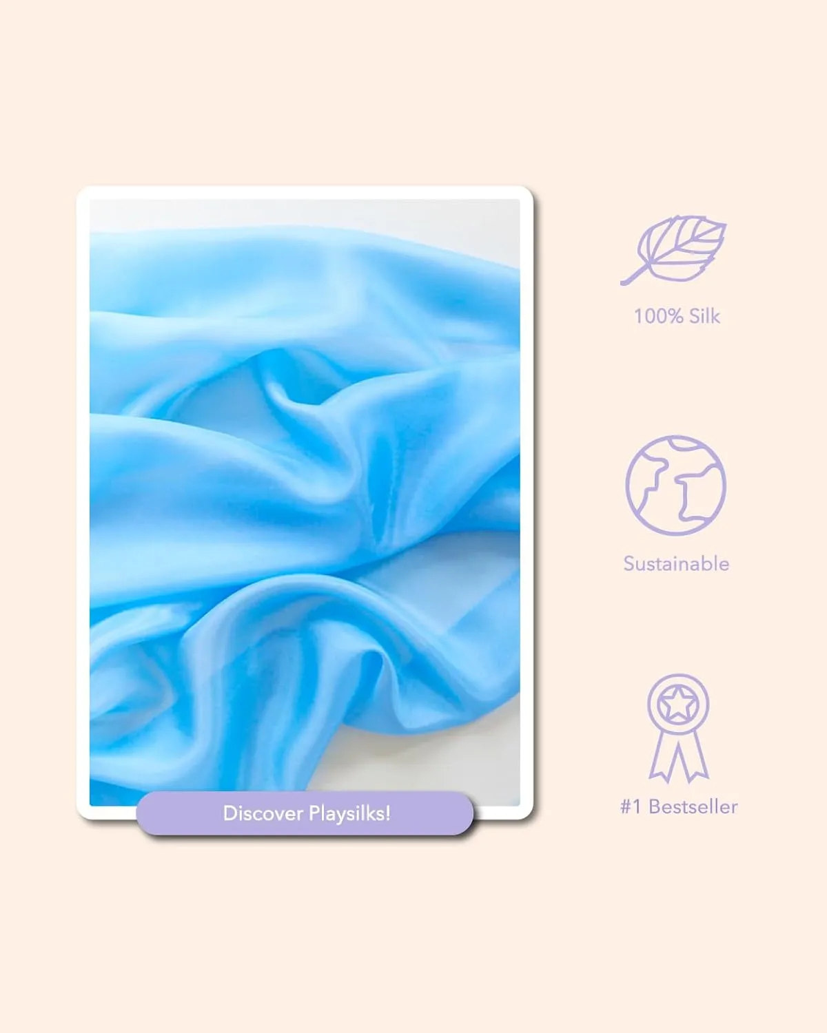 up$ Imaginative$ and Pretend Play (35" x 35") Sarah's Silks Playsilk - 100% Real Silk$ Hand Dyed$ Bright Colored watcher sparse nicotine Play Scarves | Montessori and Waldorf Toys for Dress 