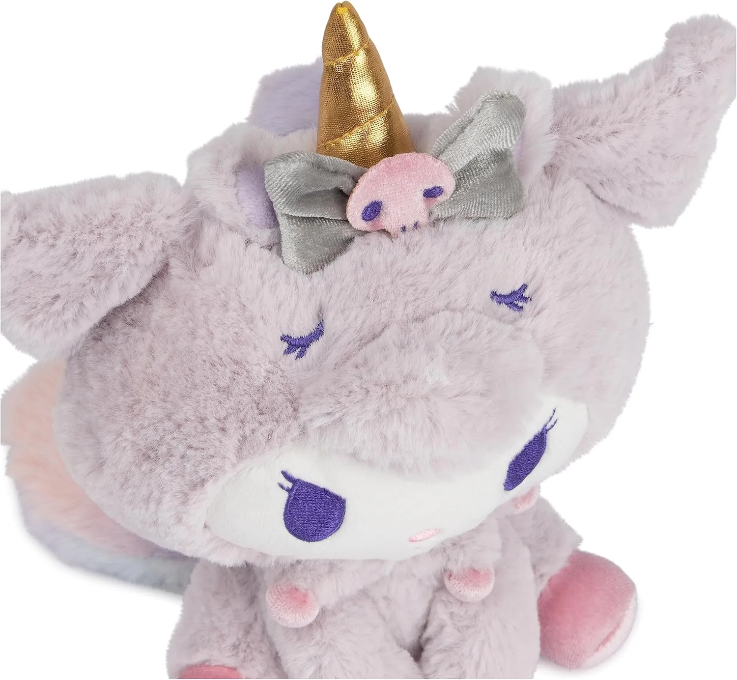 Up$ Purple$ 6�� GUND Sanrio Kuromi Unicorn Plush Toy$ Premium Stuffed Animal for Ages pliable despite 1 and 