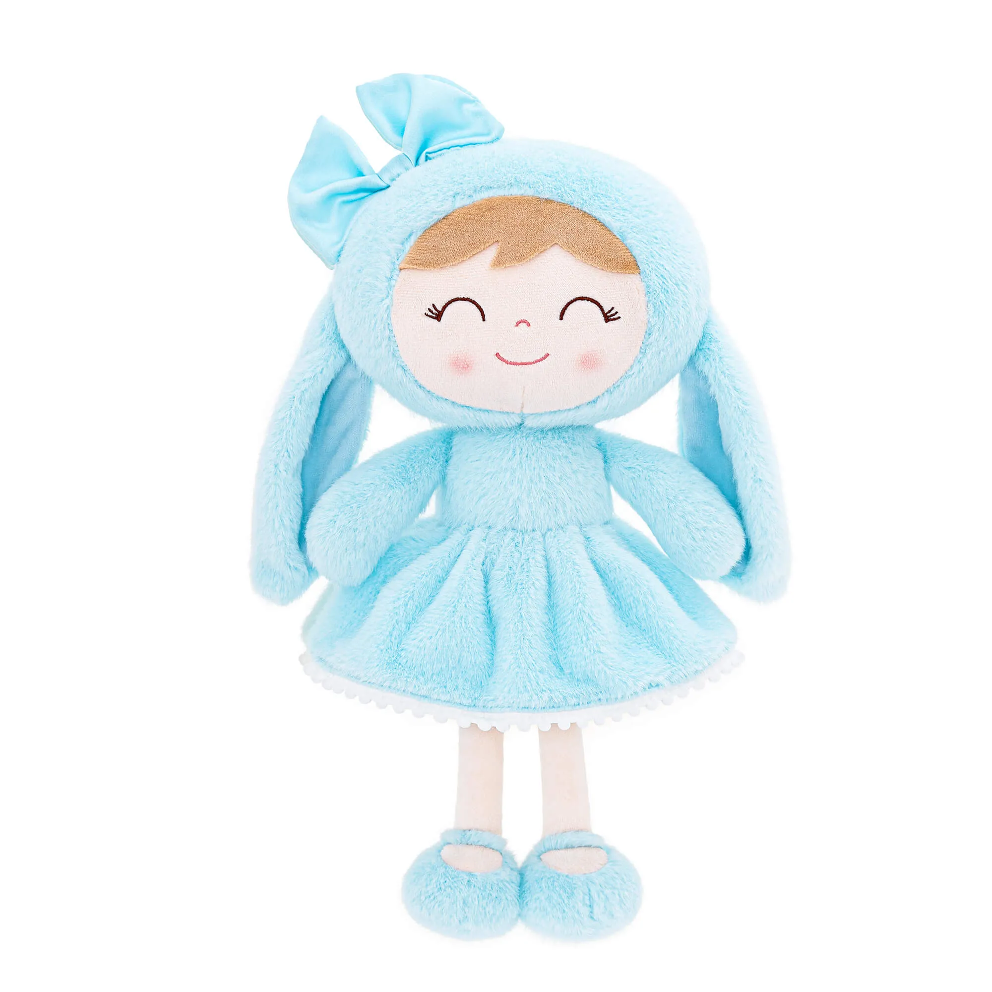 (US Only) Gloveleya 12-inch Baby Girl Gifts Plush Bunny Doll Series Blue