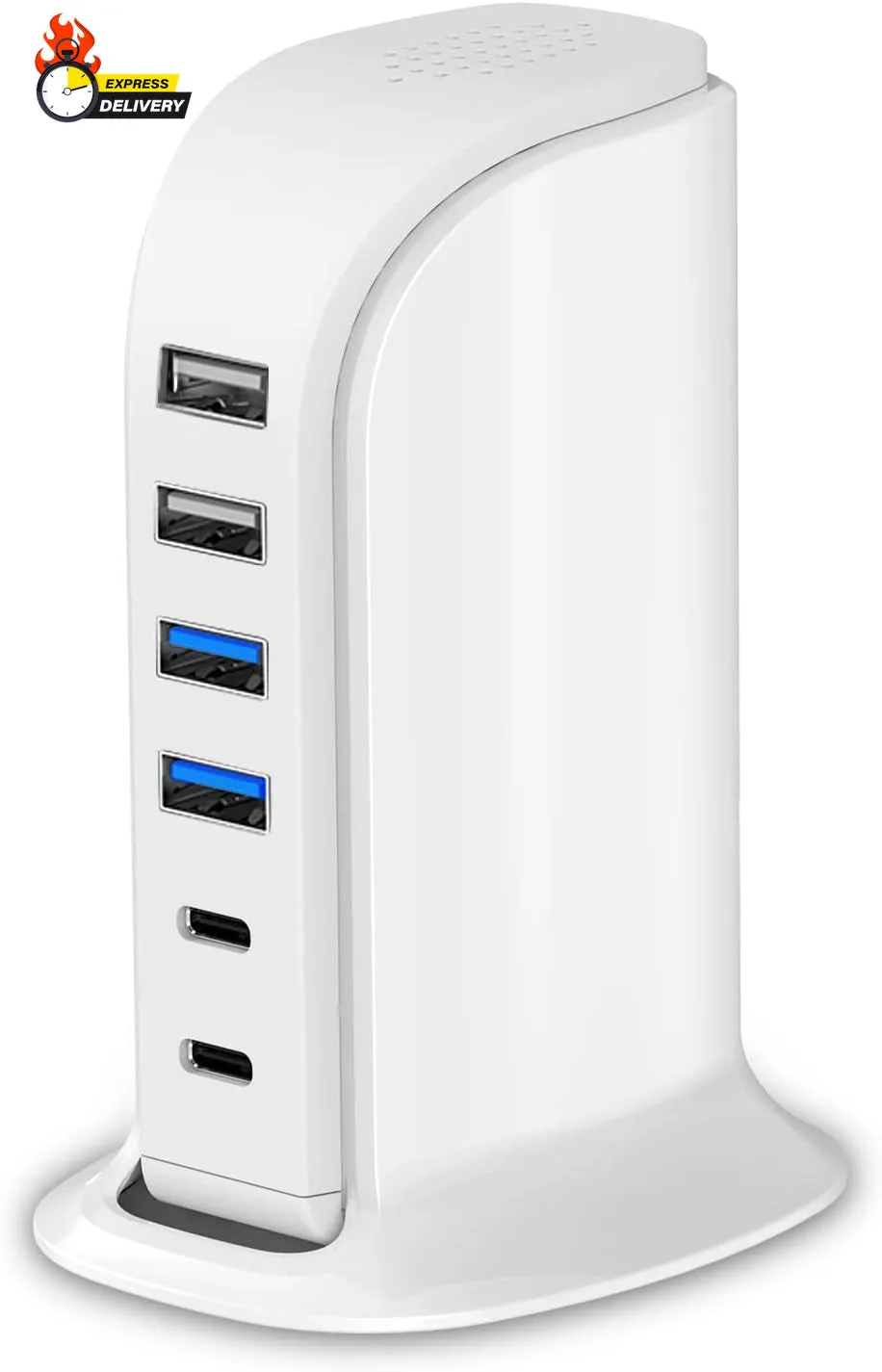 USB Charger , Charging Station for Multiple Devices 45W, Fast Charging Blocks Wi