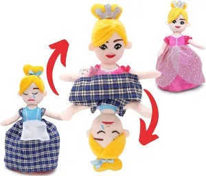 utilitarian govern practically personnel (13") Reversible Princess Cinderella Doll - Happy/Sad Mood Plush - Soft Toys for Girls Toyland? 32cm 
