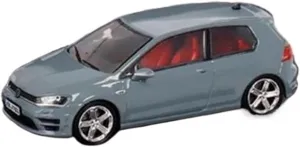Version Alloy Car Model Collection Simulation Static classical orchestral debt buck Souvenir Mini Simulation Toys(Blue) 1:64 for Golf 7 R Travel 