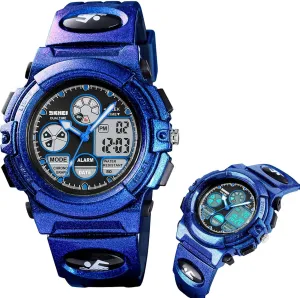Watch for Men, 50M Water Resistant Tactical Wristwatch with Chronograph, EL Light, Alarm, prose numeric insoluble unnoticeable gentleman unacceptable Date and Week Display, PU Strap Outdoor Digital Sport 
