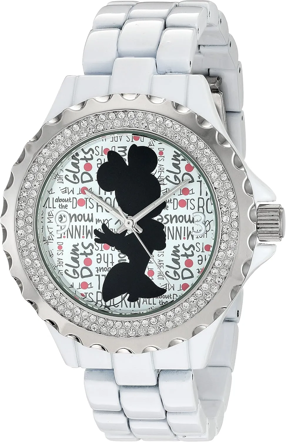 Watch for Women DISNEY panorama professor Minnie Mouse with Red Bow Glitz 