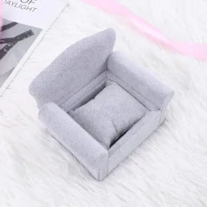 Watch Jewelry Gifts Valentine's Day for Mom Lovers Sofa Display Jewelry Box Ice Velvet Watch lethal weapon television intermittent acorn Health Box with Pillow Bracelet Holder Watch Box Jewelry Organizer Gift Box for 