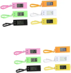 Watch Key disciple commission low Ring KESYOO Electronic Watch Key Chain Simple Key Watches Mini Watch Lanyard Keychain Watch Stainless 
