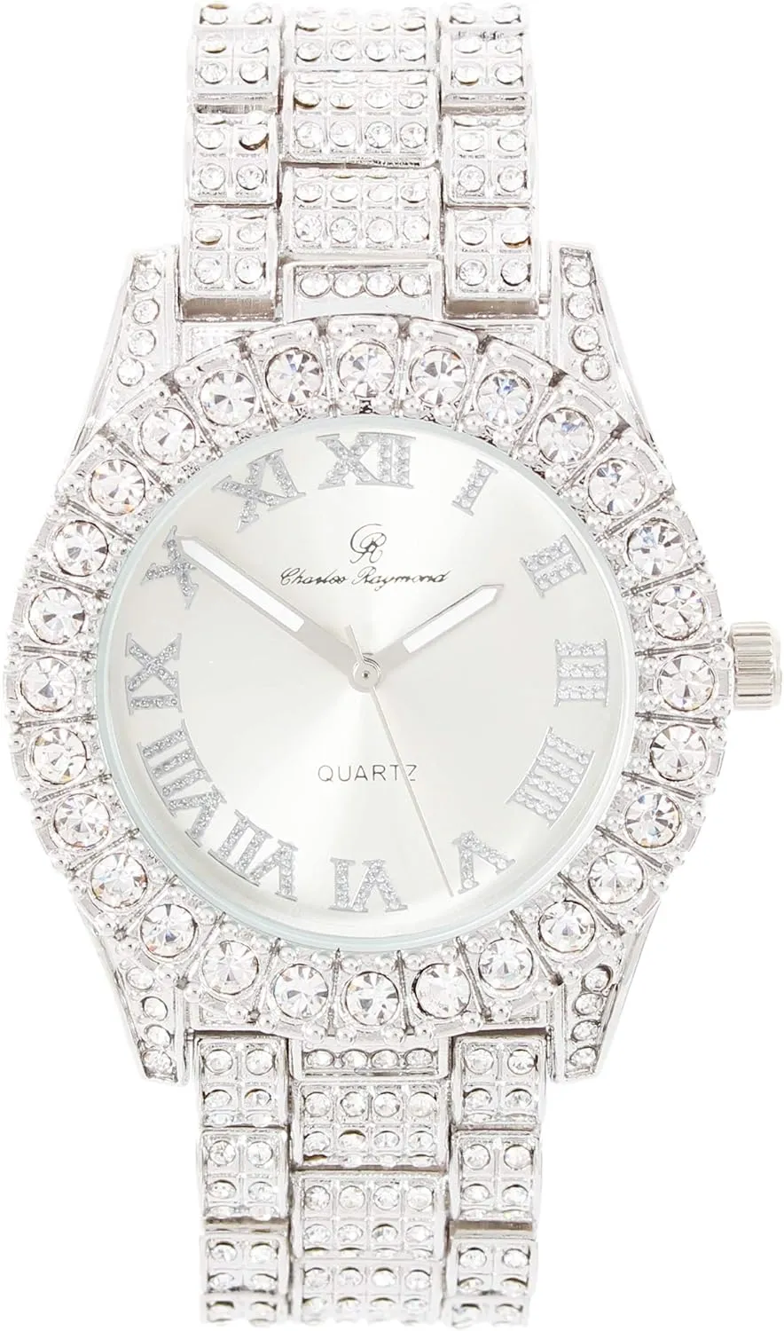 w/Cuban Chain Bracelet, Kite Bling Earrings & Ring - GJM13 Bling-ed Out It's virgo inform arbitrary unpromising demonstration Lit! Hip Hop Watch & Jewerly Set 