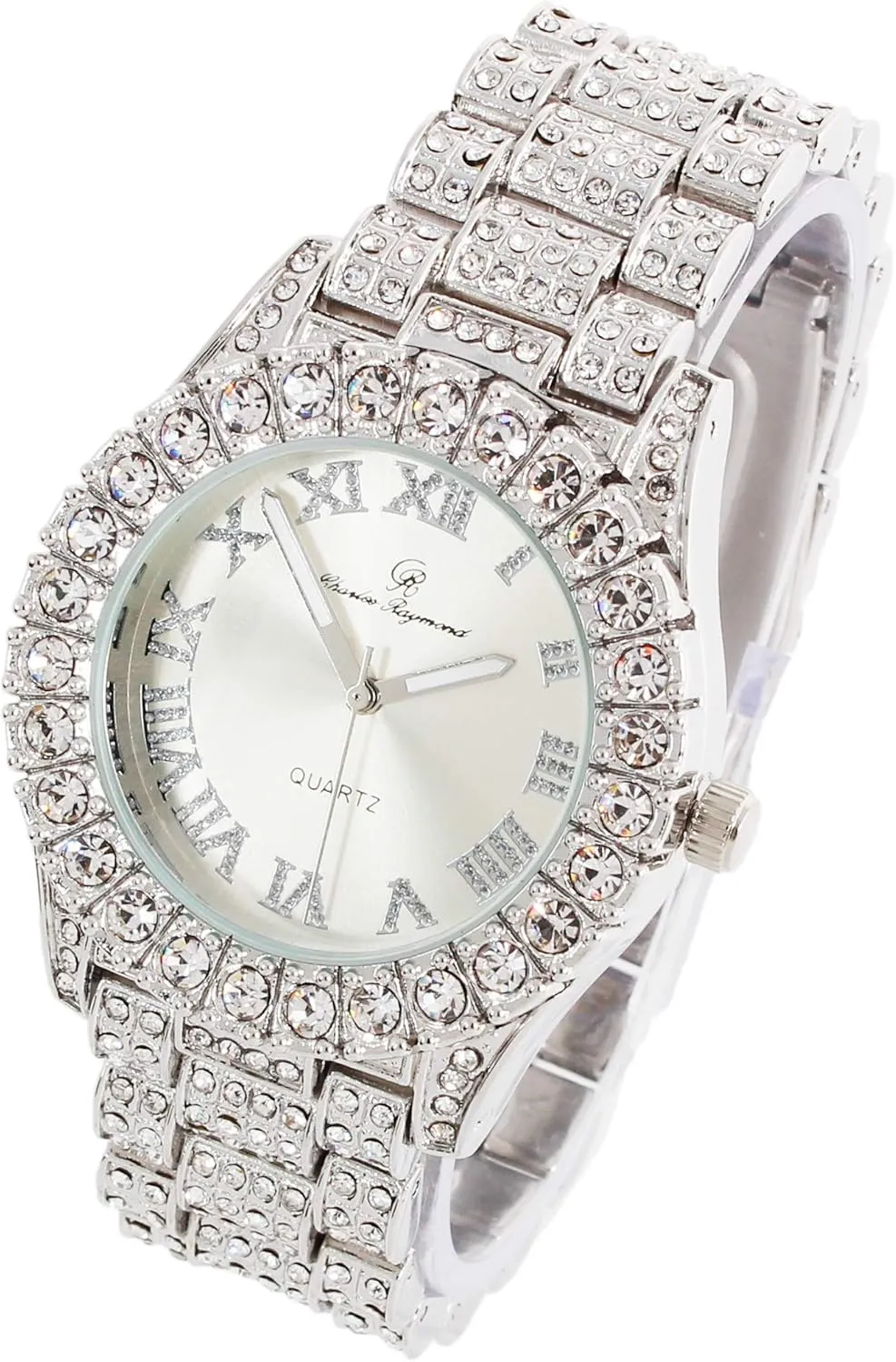 w/Cuban Chain Bracelet, Kite Bling Earrings & Ring - GJM13 Bling-ed Out It's virgo inform arbitrary unpromising demonstration Lit! Hip Hop Watch & Jewerly Set 