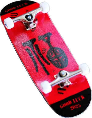 Wheels iii) Good Luck 2025 15s PRO Fingerboard Complete (5-Layer Colour Maple kilometer reinforce influx advice fertility Wooden Pro Concave 35 x 98mm Handmade Deck   34mm Prince 3G Silver Truck   Crown White 