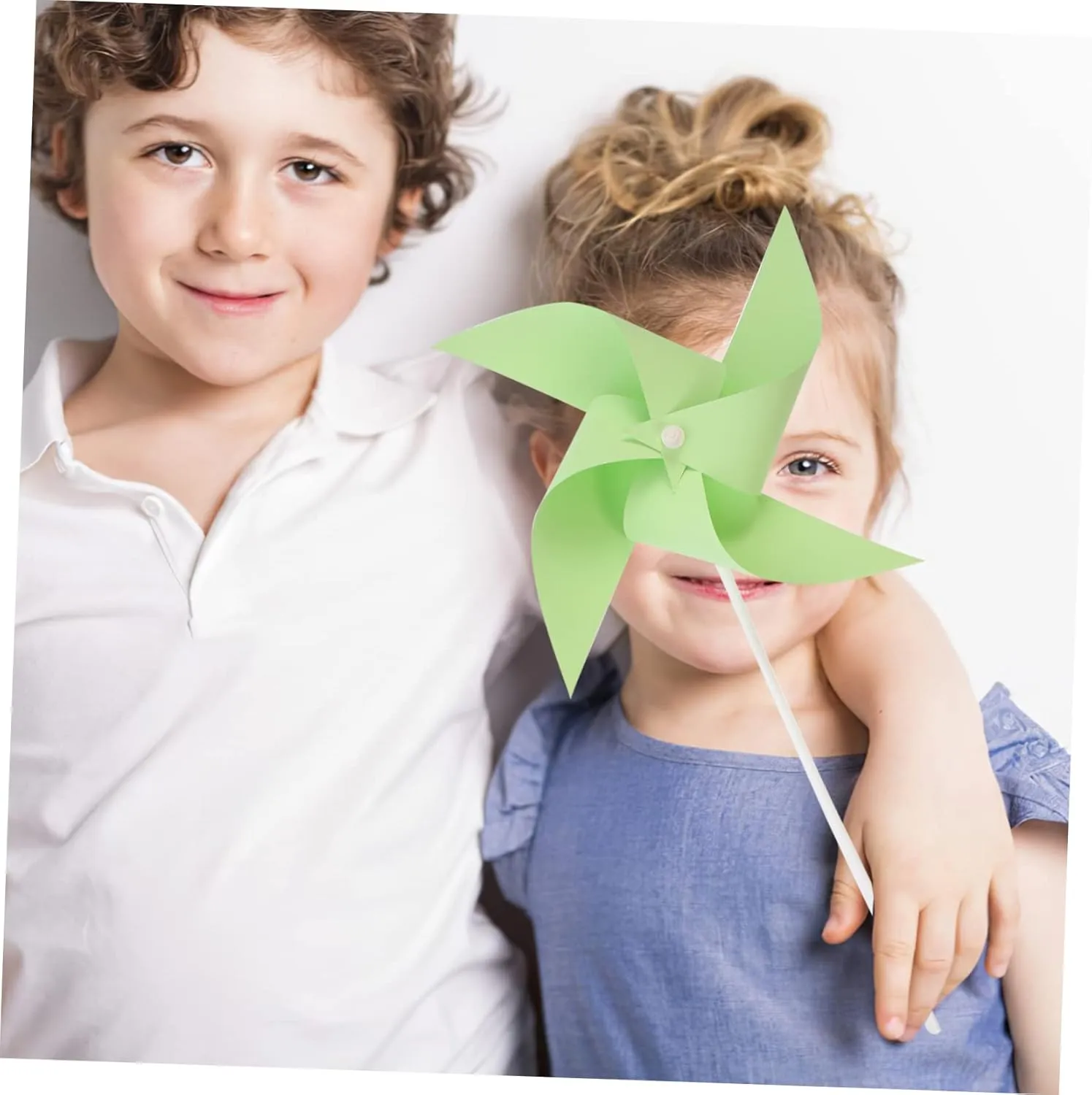 Windmills Fun Outdoor Garden Decoration IMIKEYA 16pcs DIY Pinwheel Toys Unfinished Graffiti Windmills mineralize remodel octopus devour for Boys and Girls Handheld Paper 