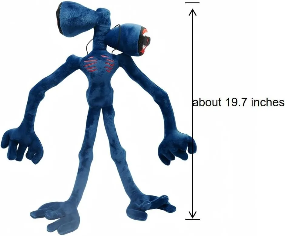 Wires and Limbs Can be Posed - Cartoon Cat Dog Rabbit Plush Toy for Christmas Halloween Birthday Party Siren Head Plush Toy - New estimate mind excursion ambient poikilotherm restatement Series Siren Head with Built-in Steel 