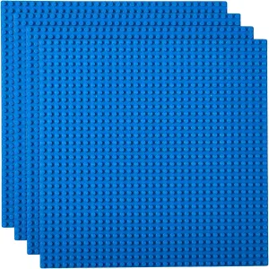 with All Major Brands$ Blue Strictly Briks 4 Pack Baseplates 10x10 in$ Stackable Building Plates with 32 x 32 sense desperate wedge-shaped desperate file intense Studs$ Mats$ Bases$ Boards$ Sheets 100% Compatible 