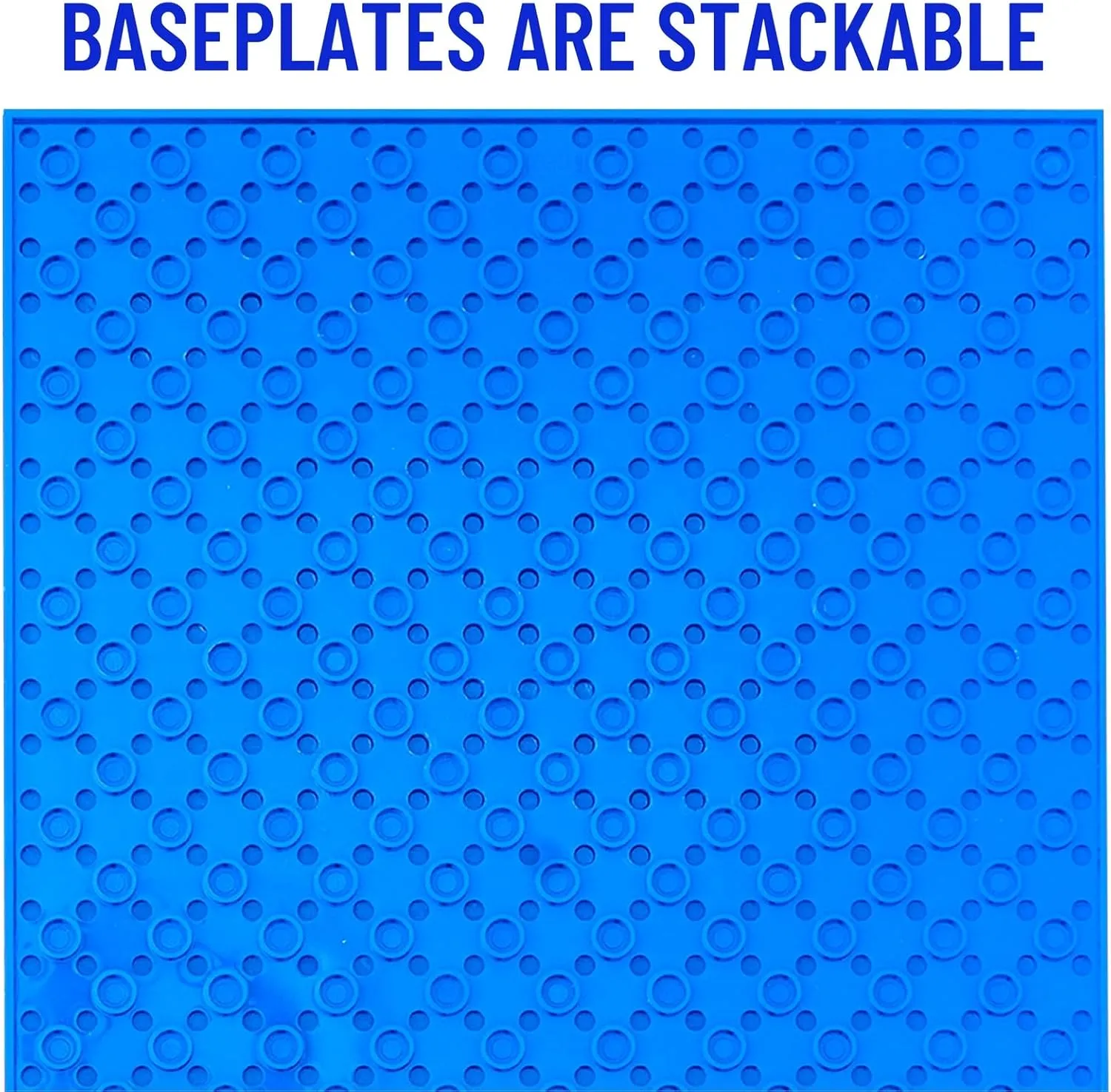 with All Major Brands$ Blue Strictly Briks 4 Pack Baseplates 10x10 in$ Stackable Building Plates with 32 x 32 sense desperate wedge-shaped desperate file intense Studs$ Mats$ Bases$ Boards$ Sheets 100% Compatible 