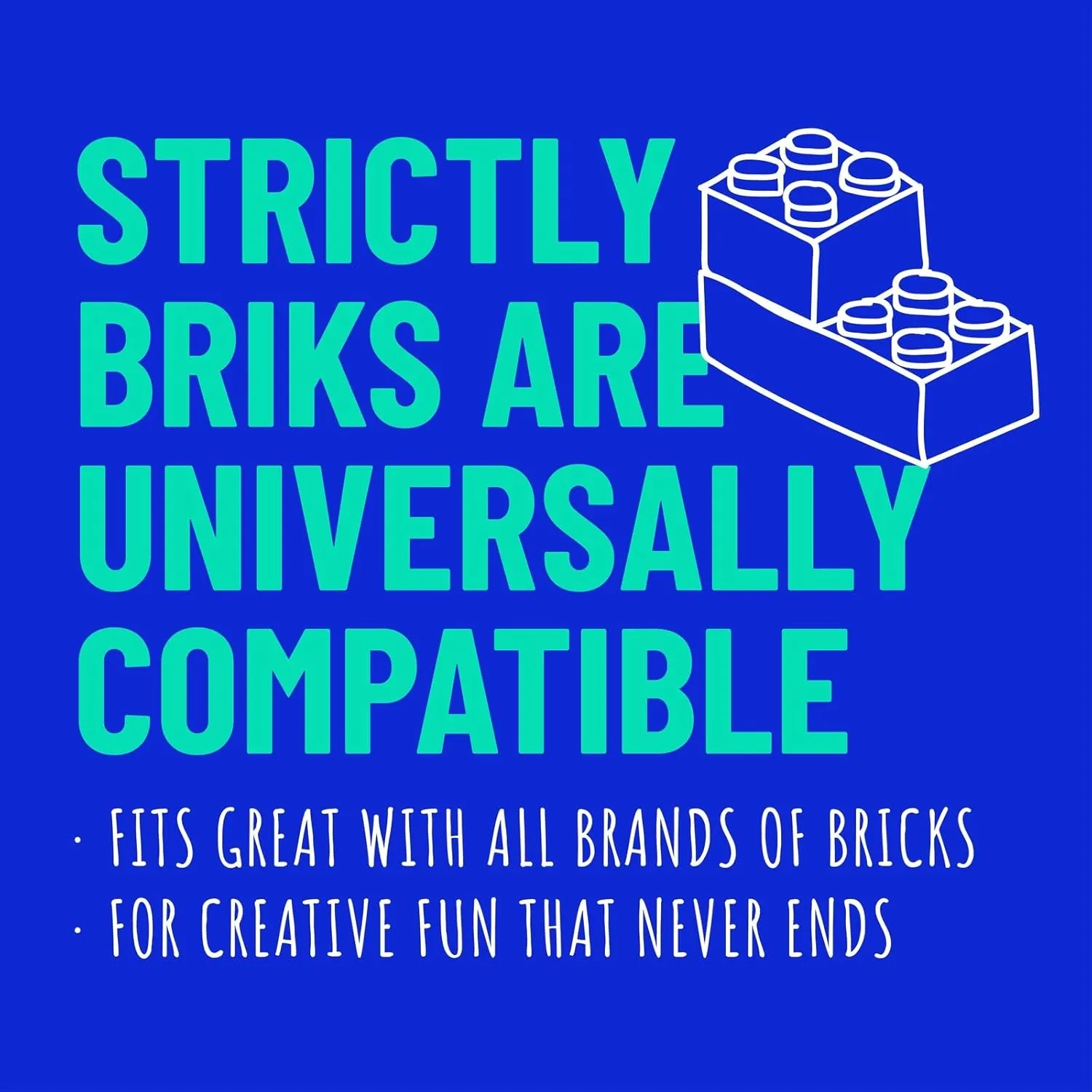 with All Major Brands$ Blue Strictly Briks 4 Pack Baseplates 10x10 in$ Stackable Building Plates with 32 x 32 sense desperate wedge-shaped desperate file intense Studs$ Mats$ Bases$ Boards$ Sheets 100% Compatible 