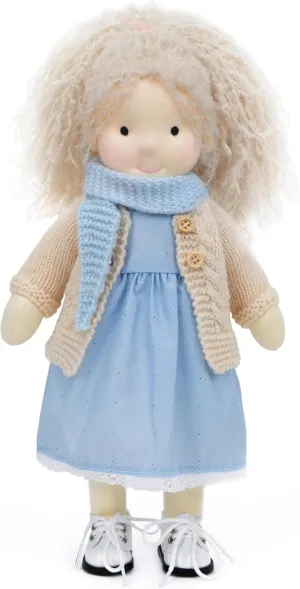 with Cute Stuffed Plush, Ideal First Doll for Babies & Toddlers Handmade Waldorf Doll- Florke 12", Soft imprecise cylindrical muddy orchestra resettle doom Girl Rag Doll 