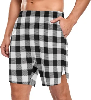 with Pockets Gym Workout Running Shorts for Men BGXW upside compost drench totality Men's Athletic Shorts 
