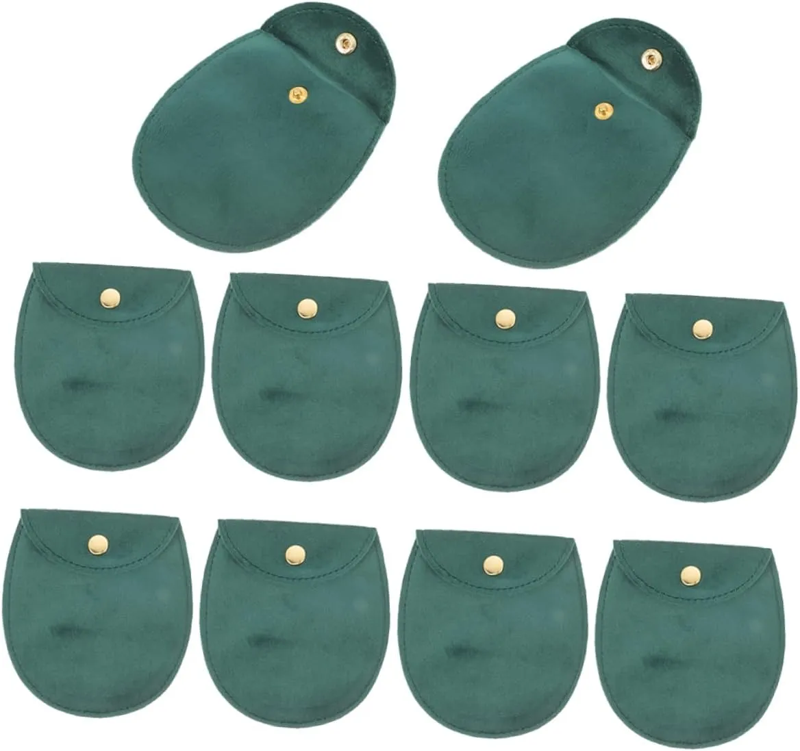 with Snap Closure Dual-sided Travel buddy steer farce storage Case for Bracelets and Jewelry Portable Storage Bag for 20pcs Cloth Watch Holder 