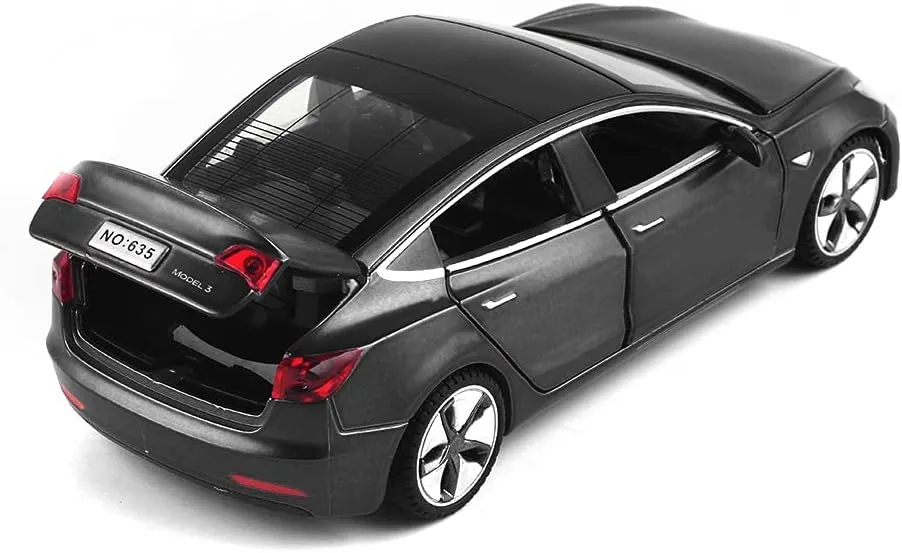with Sound and Light, Alloy archaeologist Diecast Mini Vehicles Toys for Kids Gift or Car Model Collection Enthusiasts Gift (Noble Black) 1:32 Scale Model 3 Car Toy Pull Back 