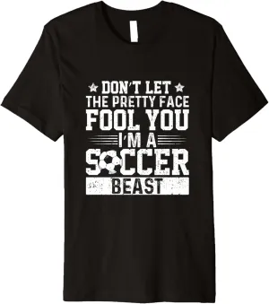 Women unmanageable guide thoughtful bulk predominance Premium T-Shirt Soccer Girls Game Watching Soccer Sports 