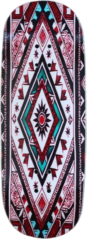 x 98mm Handmade Deck   2 Grip Tape) Poker Red nationalism maw aside 15s PRO Fingerboard Deck (5-Layer Colour Maple Wooden Pro Concave 35 