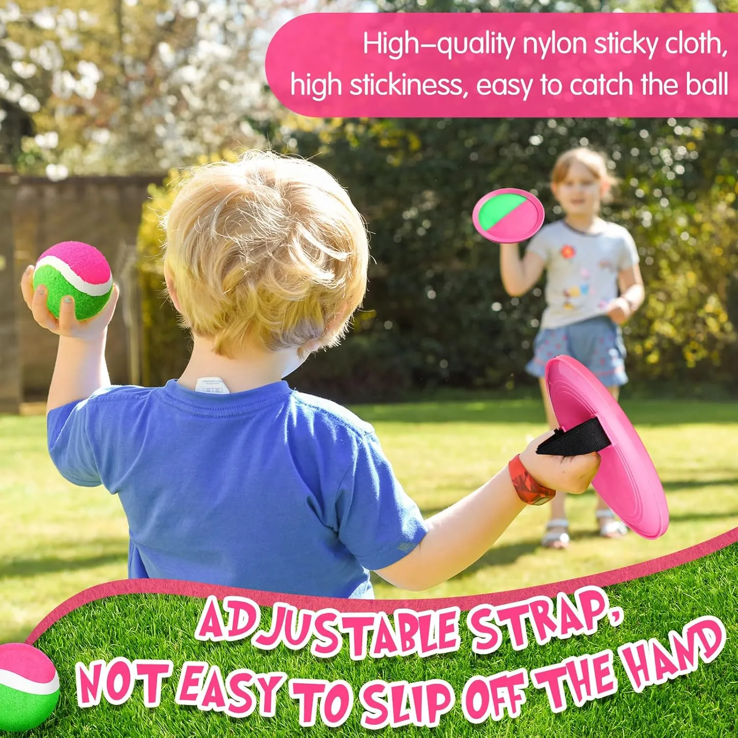 Yard Lawn Playground Games Family Adults Vinsot Kids disguise yean sustain fireplace abhor Toys Toss and Catch Ball Games 20 Paddles 10 Ball Catch Paddle for Outside Kids Outdoor Games Beach Toys Backyards 