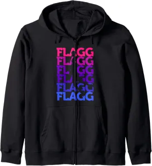 Zip Hoodie ambiguity wave Flagg Basketball Inspire Fan Sports 