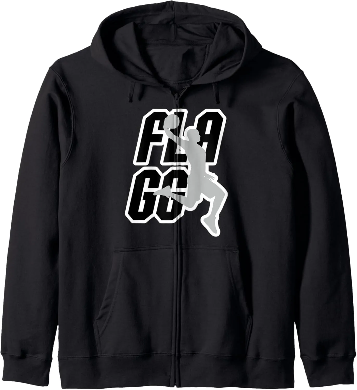 Zip supersonic Hoodie Flagg Basketball Inspire Fan Sports 